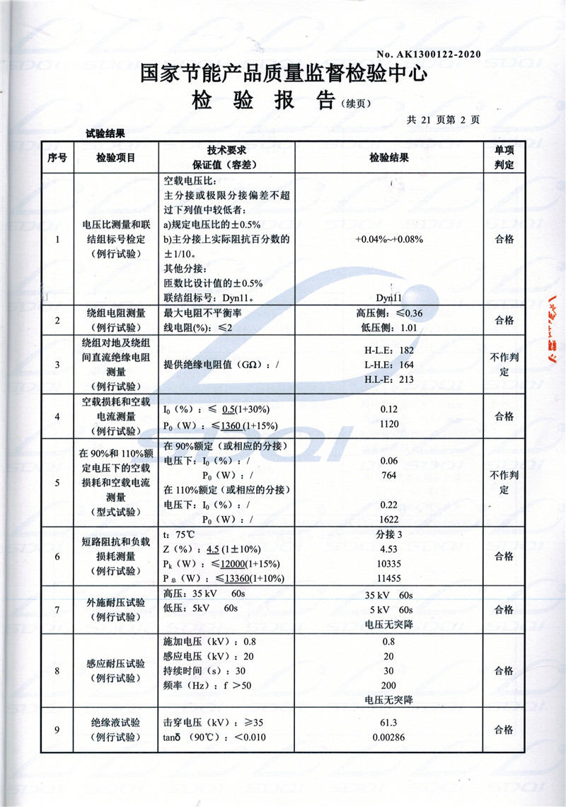 高低压试验报告-S11-1250申扎申扎申扎油浸式变压器-2.jpg